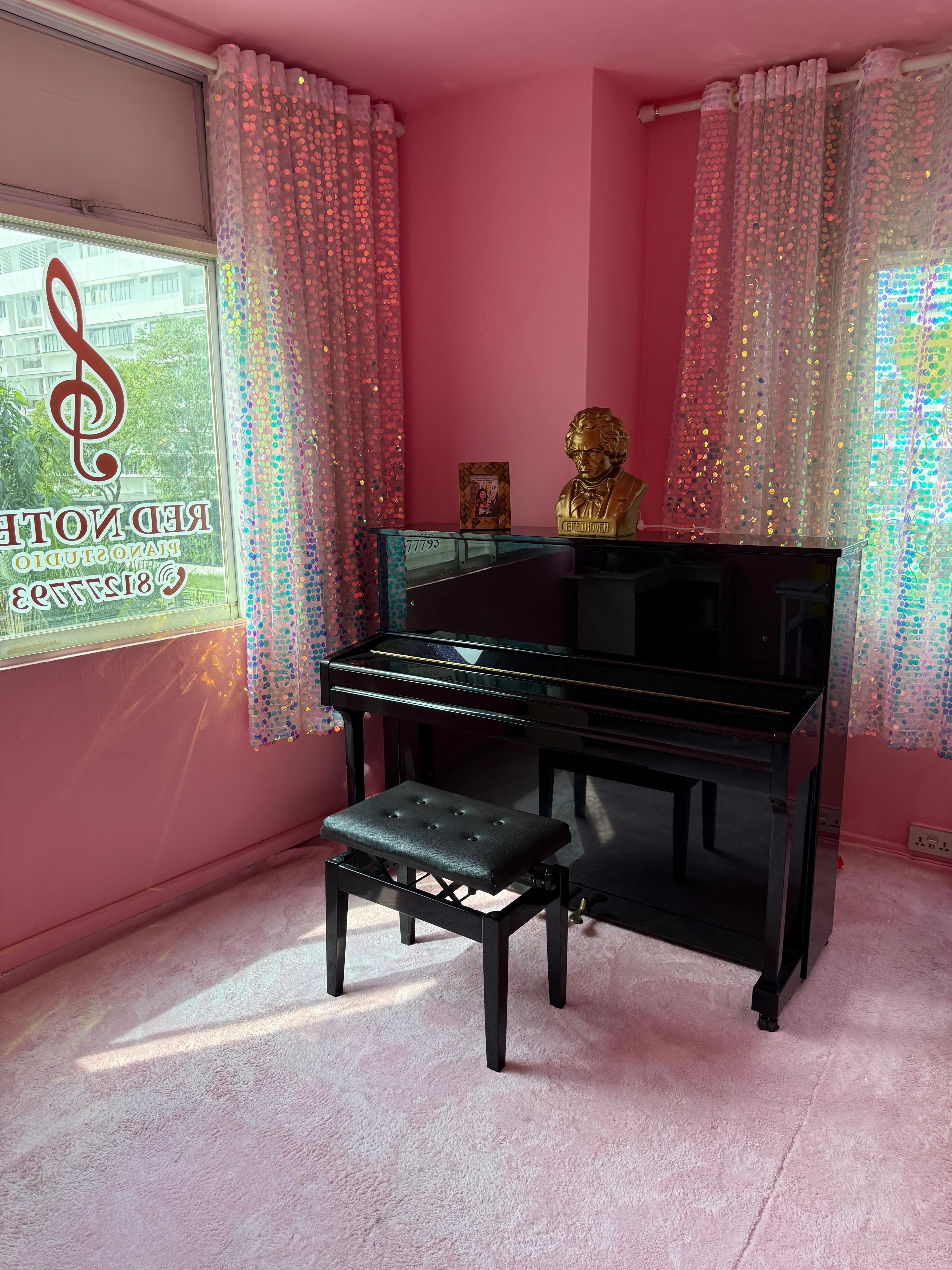 The Red Notes Piano teaching studio