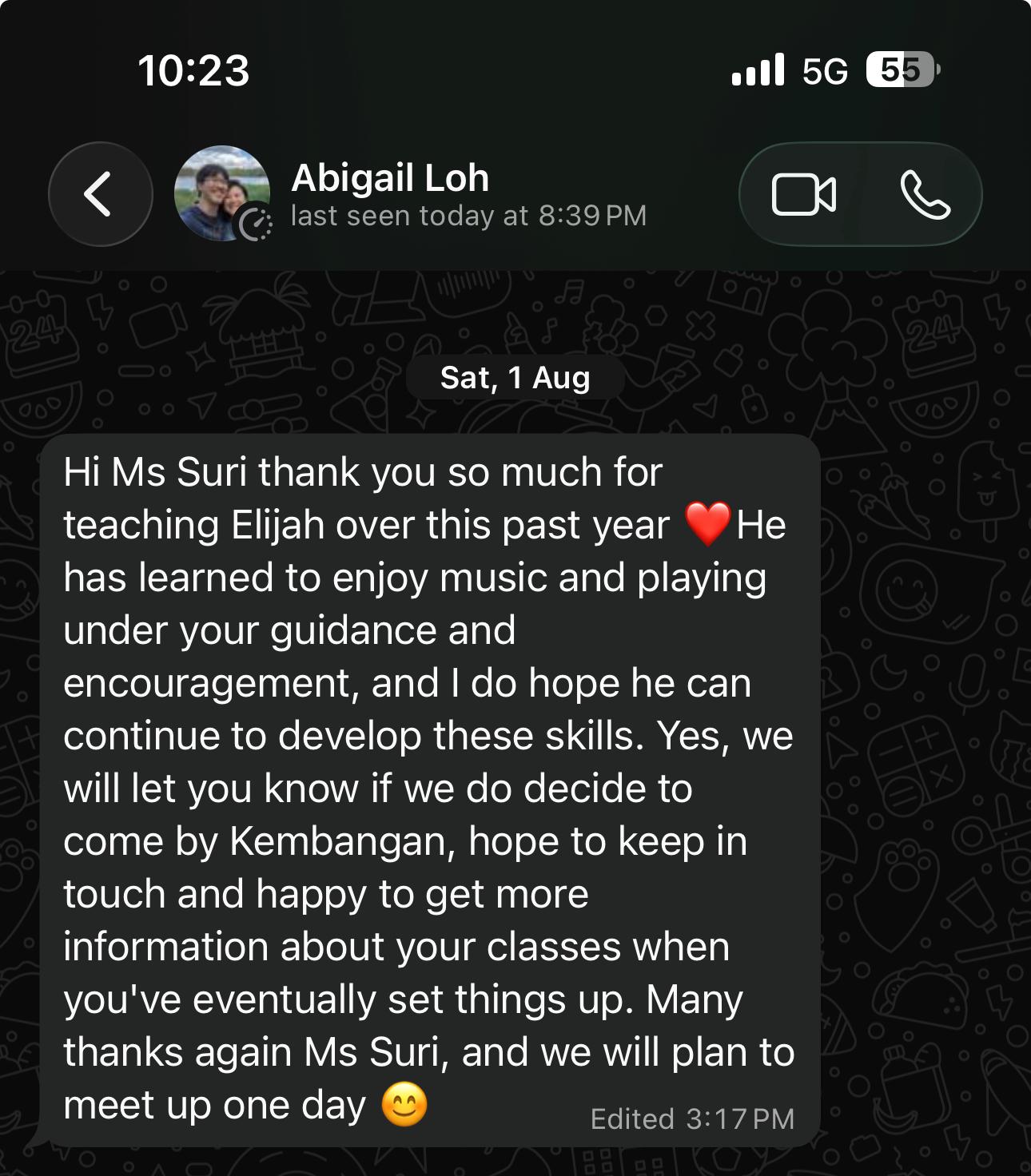 Parent review